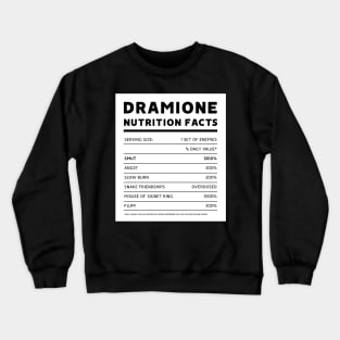 Dramione Nutrition Facts Crewneck Sweatshirt